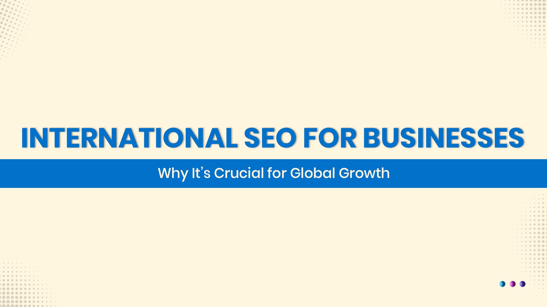 International SEO for Businesses banner